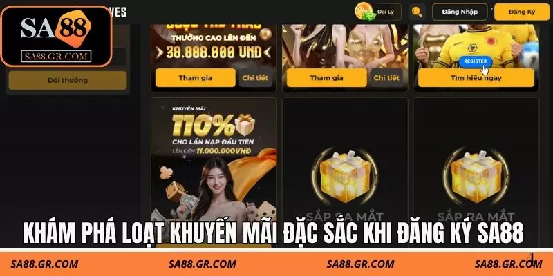 Khám phá loạt khuyến mãi đặc sắc khi đăng ký SA88 Khám phá loạt khuyến mãi đặc sắc khi đăng ký SA88